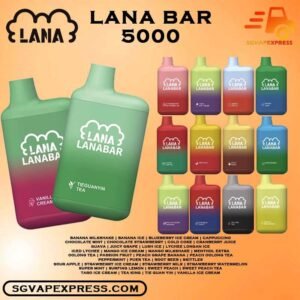 LANA BAR 5000 ( 5K Puffs ) DISPOSABLE - SGVAPEXPRESS VAPE SINGAPORE The LANA BAR 5000 ( 5K Puffs ) Disposable vape Ready stock in our sg singapore store online shop for same day delivery. This Kit makes cigarettes go from the era of fire to the era of vaporization, which is a very good choice for many people who want to quit smoking, but nowadays there are many kinds of disposable in the singapore market, what kind of vape is suitable for beginners Woolen cloth? Then you must try Lana bar. It has many flavors and there is always one suitable for you. It is easy to use out of the box and can be activated with just one sip. It is equipped with a battery capacity of 850mAh, which is a rechargeable disposable . Specification: Nicotine 30mg (3%) Approx. 5000 puffs Capacity 13ml Rechargeable Battery 850mAh (Type C Port) ⚠️LANA BAR 5000 PUFFS FLAVOUR LIST⚠️ Mango Milkshake Lush Ice (Watermelon) Grape Ice Coke Ice Lychee Ice Ooloong Tea Ice Peach Ice Peach Oolong Tea Rootbeer Skittles Apple Ice Peppermint Passion Fruit Guava Taro Ice Cream Strawberry Milk Tie Guan Yin Strawberry Watermelon Surfing Lemon Cranberry Juice Tea King Banana Ice Peach Grape Banana Menthol Extra Super Mint Lychee Longan Sweet Peach Tea Vanilla Ice Cream Strawberry Ice Cream Blueberry Ice Cream Chocolate Strawberry Capuccino Chocolate Mint Banana Milkshake Vape Singapore SGVAPEXPRESS , Same day delivery in Singapore all area. Contact with us : WhatsApp SGVAPEXPRESS Join with us : Telegram Channel Group Placing order Before 5pm ,Received Parcel at evening 20:00pm - 23:00pm.